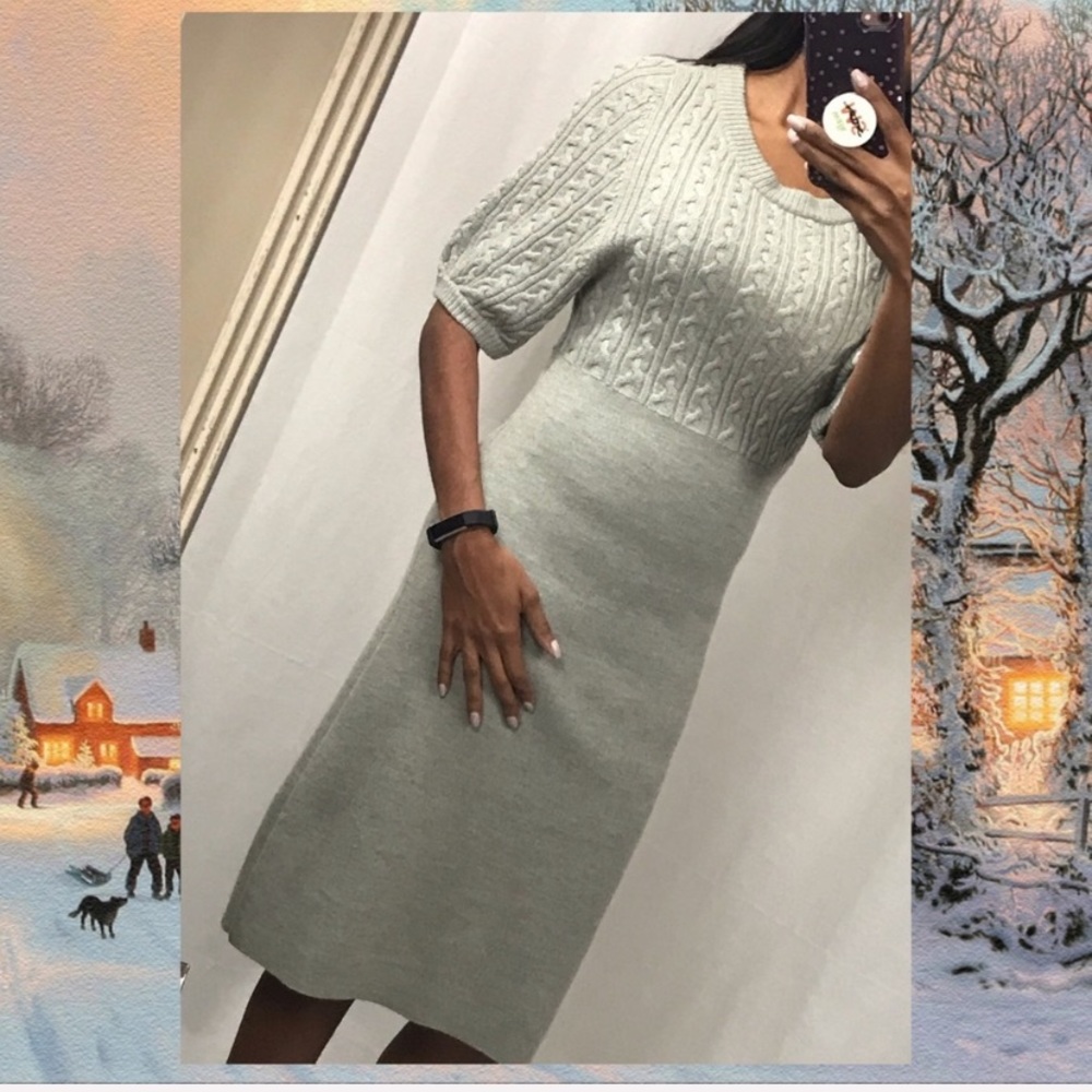 Magaschoni Luxe Gray Dress